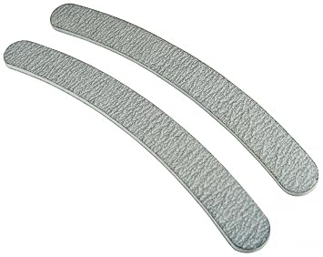 Premium Zebra 100/100 Washable Banana Nail File 12 Pack