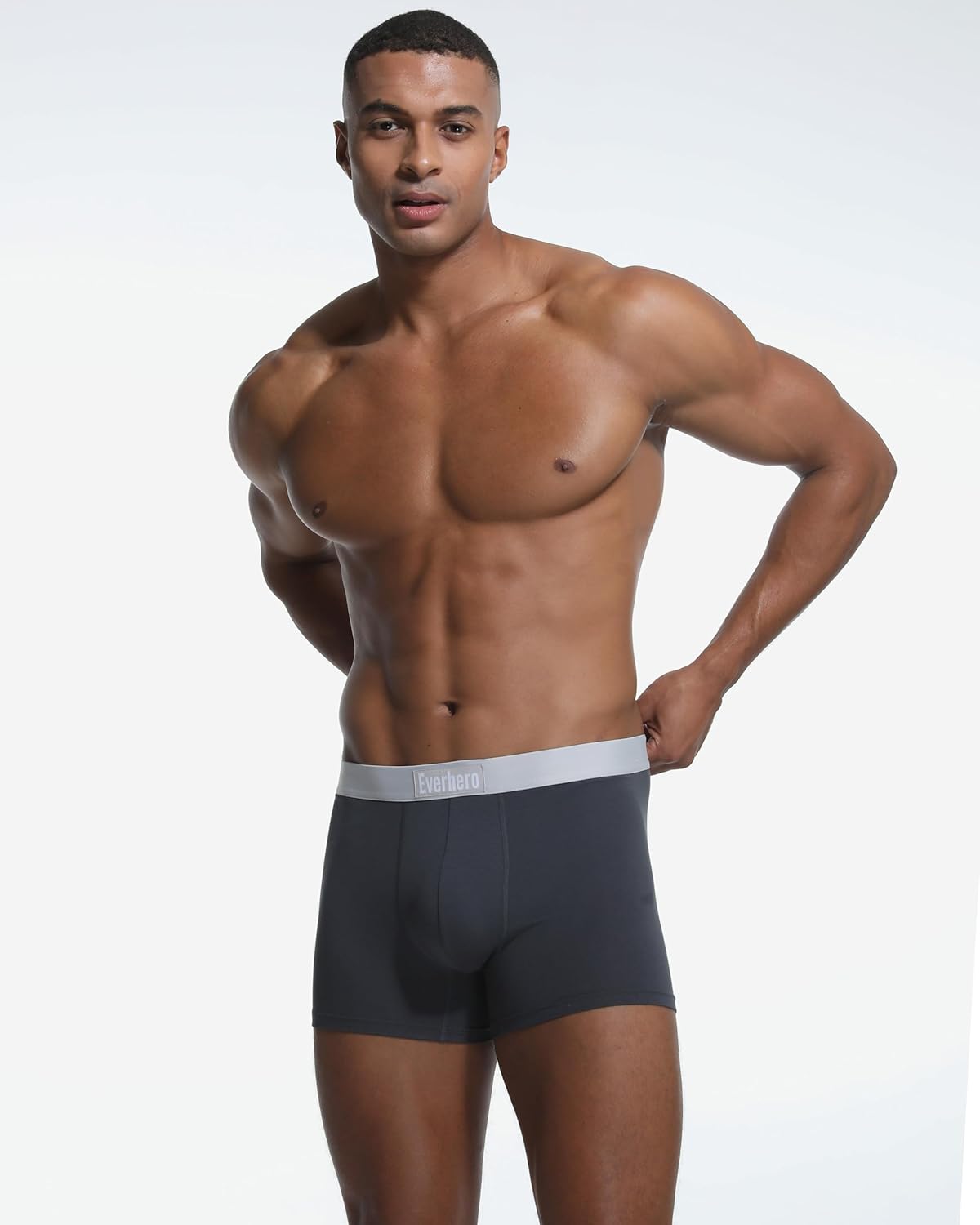 Men's Underwear Boxer Briefs 2Pack, Modal & Cotton Underwear with ComfortFlex Waistband, Moisture Wicking - Image 4