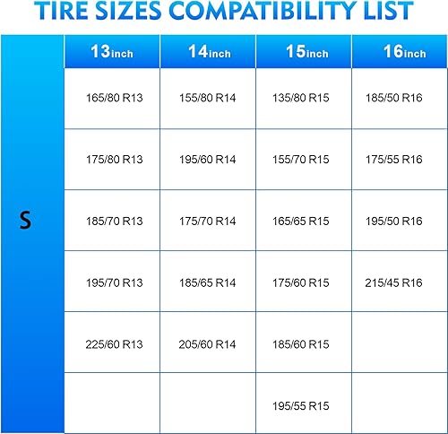 Miniatura 4 de K-Musculo Calcetines de nieve para neumáticos, calcetines de nieve con cadena de nieve para automóvil, SUV, fácil de usar, agarre definitivo,