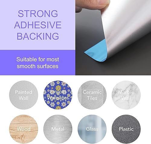 Miniatura 2 de YVPSI 12 azulejos de espejo acrílicos autoadhesivos de 8 x 6 pulgadas, pequeños espejos sin marco, hojas de espejo flexibles, calcomanías de pared,