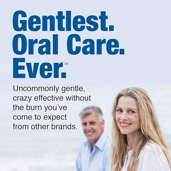 CloSYS Fluoride Toothpaste Gentle Mint (2 Pack) + CloSYS Healthy Gums Oral Rinse Mouthwash 32 Fl Oz Bundle