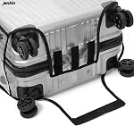 Jenkin Luggage Protector Suitcase Cover PVC Waterproof Travel Suitcase Fits Most 20" to 30" (22" (15.0" L x 10.2" W x 21.7" H))