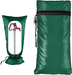 XXL Outdoor Faucet Covers for Winter, 3M Thinsulate Insulation Faucet Freeze Protector, 25”H x 13”W for Garden Lawn Faucets & Yard Hydrant, Waterproof Insulated Spigot Cover Faucet Sock – Green
