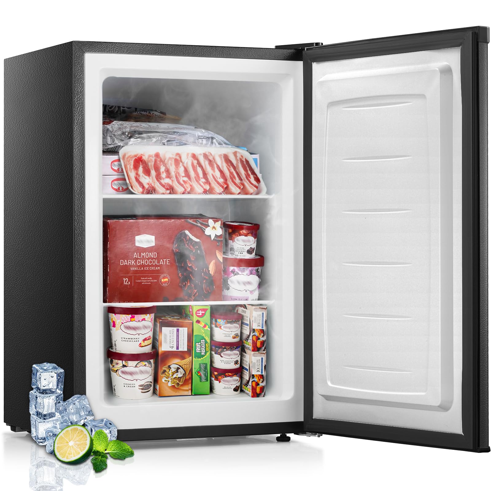 Snapklik.com : LHRIVER 3.0 Cu.ft Small Upright Freezer, Compact Mini ...