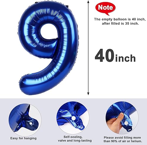 Vista 526 de Globo número 2 de 40 pulgadas, para decoración de cumpleaños y graduaciones, para niños y niñas (color verde claro)