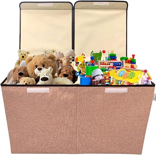 Miniatura 2 de Caja de juguetes, caja de juguetes para niños, caja de juguetes para niñas, extragrande, organizador de almacenamiento de juguetes en el cofre de