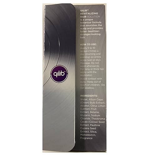 Miniatura 4 de Galderma qilib Solución revitalizante para el cabello, para hombres, aroma fresco, 2.7 onzas líquidas (paquete de 3)