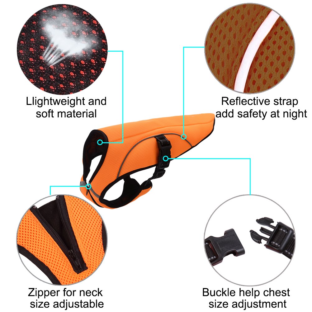 bingpet dog cooling jacket