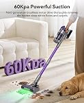 Redroad Cordless Vacuum Cleaner 60,000Pa,70 Min 150,000PRM Vacuum Cleaner, 18-Layer Filtration Vacuum, Self-Standing Vacuum Cleaners for Home with 1600ml Cup for Pet Hair Carpet Hardwood Floor Car X18