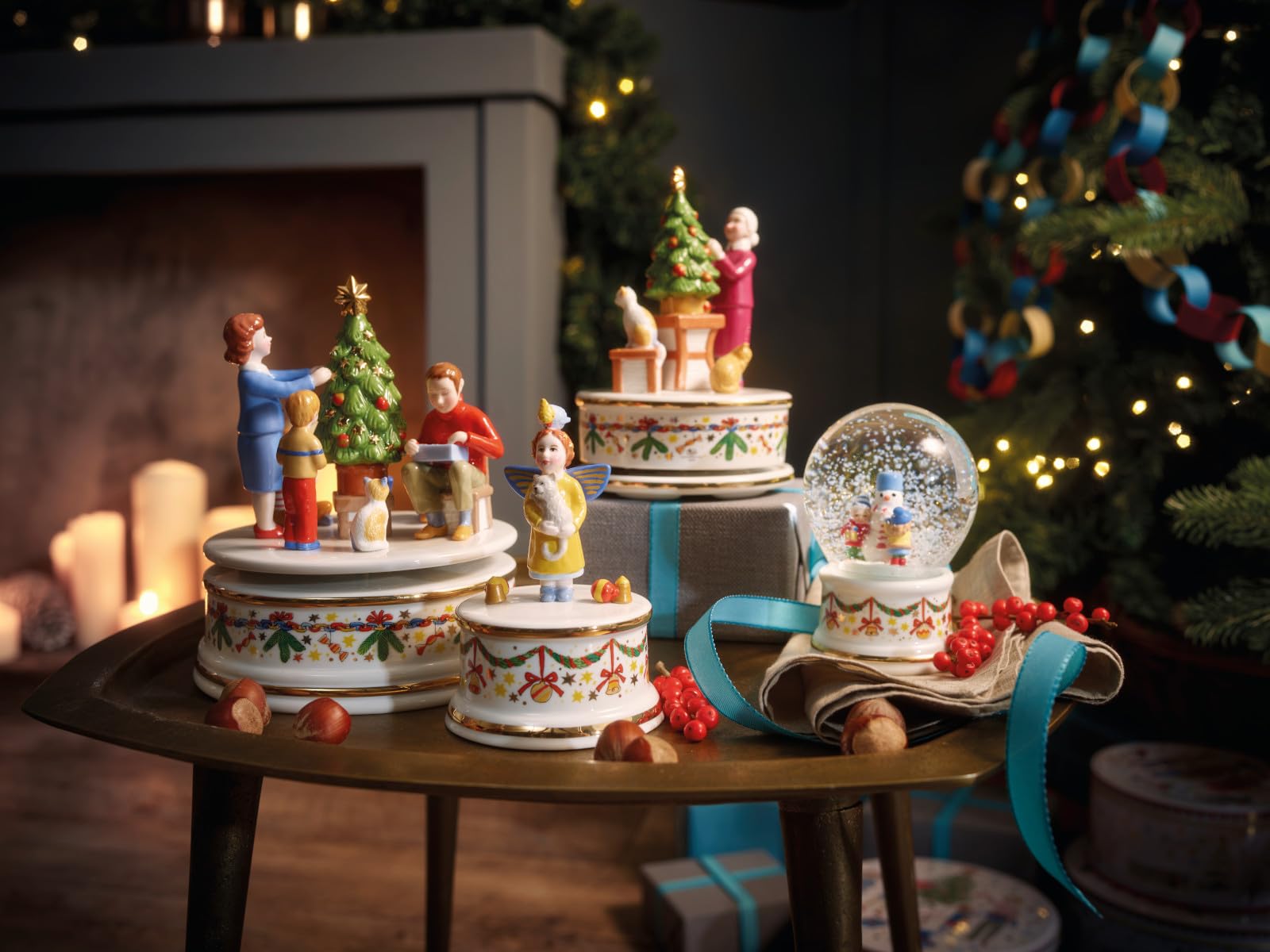 Hutschenreuther Sammelkollektion 2024 Weihnachtsleuchten Spieluhr klein