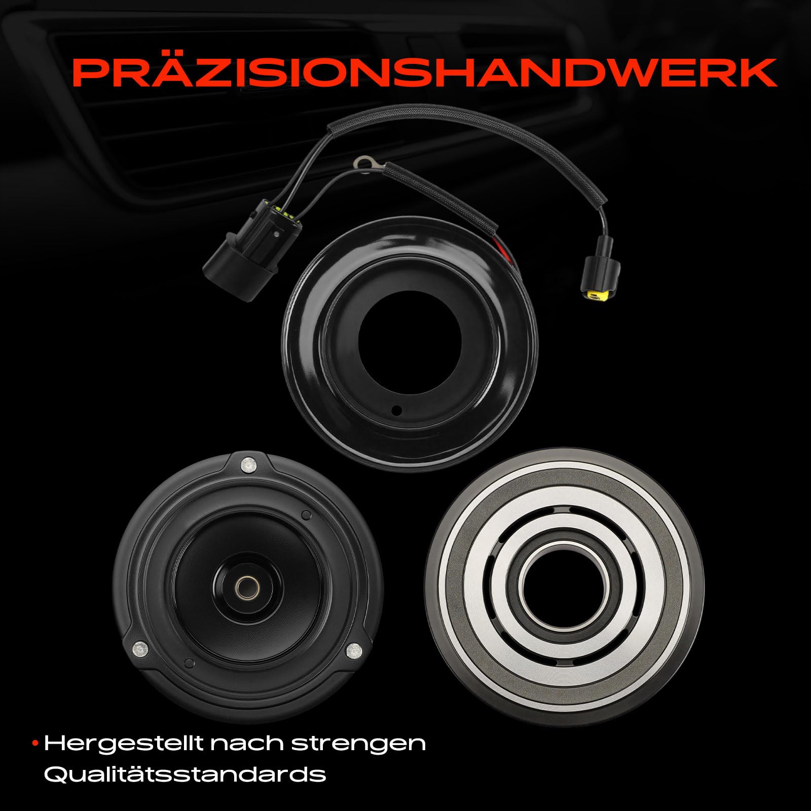 Frankberg Magnetkupplung Klimakompressor Kompatibel mit Sportage SL iX35 Van iX35 EL ELH LM Replace# 977012S002,977012S000