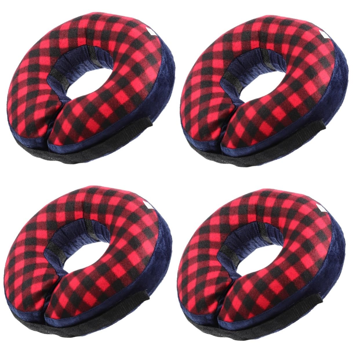 Toddmomy 4piezas Collar Inflable Protector para Mascotas Cono De Cómodo y Transpirable para Perros y Gatos Después De Cirugías y Baños