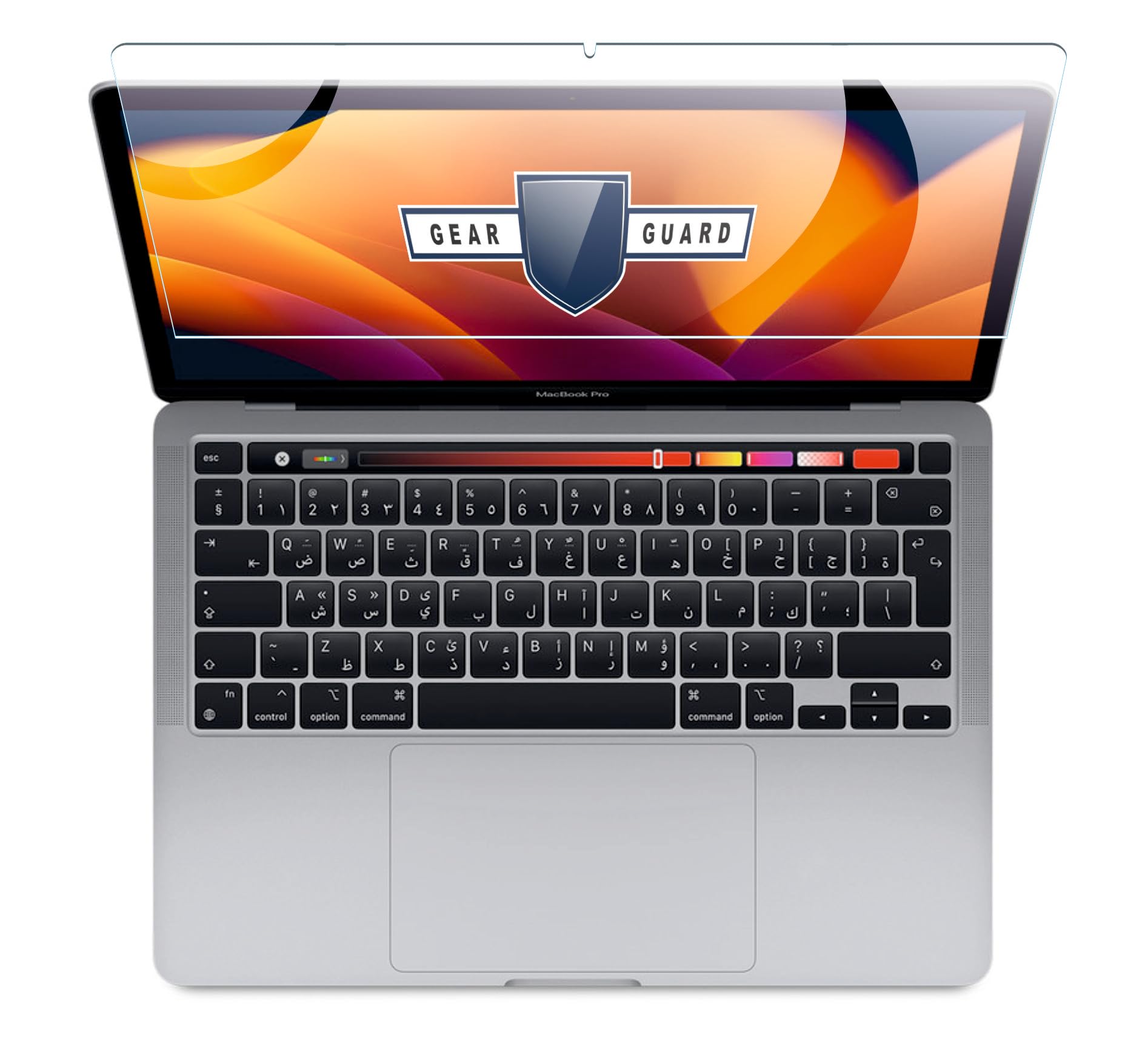 RGY Designed for MacBook Pro 13 inch (2016-2022 / M1, M2) Touch 
