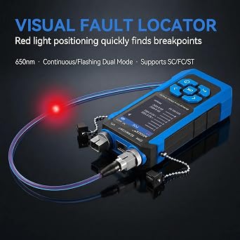 NOYAFA Network Cable Tester with Optical Power Meter & VFL