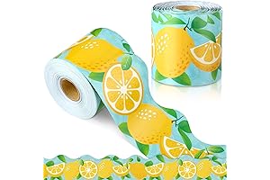 Lemon Zest Border: Brighten Up Classrooms with Sunshine
