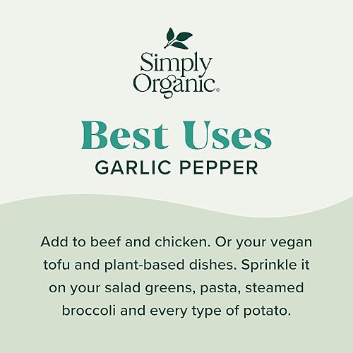 Vista 36 de Simply Organic Spice Right Mezclas de condimentos diarios, ajo y hierbas, certificado orgánico 2 onzas
