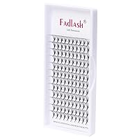 Vista 7 de Extensiones de pestañas listas para colocar, con volumen, forma de abanico y punta puntiaguda, extensiones de pestañas prefabricadas con volumen