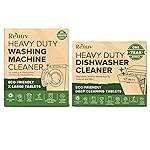 Dishwasher Cleaner + Washing Machine Cleaner Bundle - Heavy Duty Appliance Deep Cleaning, Descaling and Deodorizing.