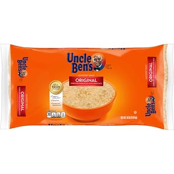 أرز أبيض طويل الحبة أصلي من UNCLE BENS، 10 رطل.