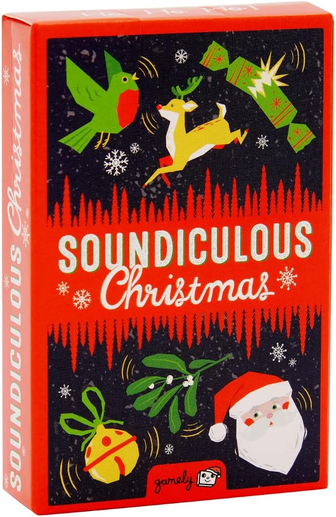 Soundiculous Christmas: The Hilarious Pocketsize Party Game Of Festive Sounds That Gets The Whole Family Ho Ho Ho'ing, Stocking Filler Or Secret Santa For Adults And Kids