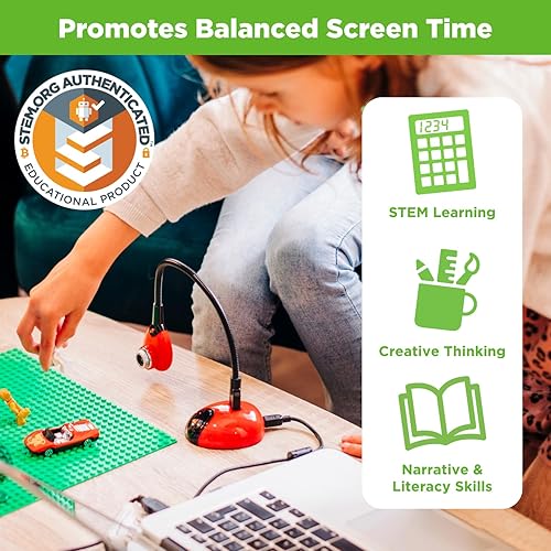 Miniatura 8 de HUE Animation Studio Kit completo Stop Motion (cámara, software, libro) para WindowsmacOS (negro) con estuche de transporte