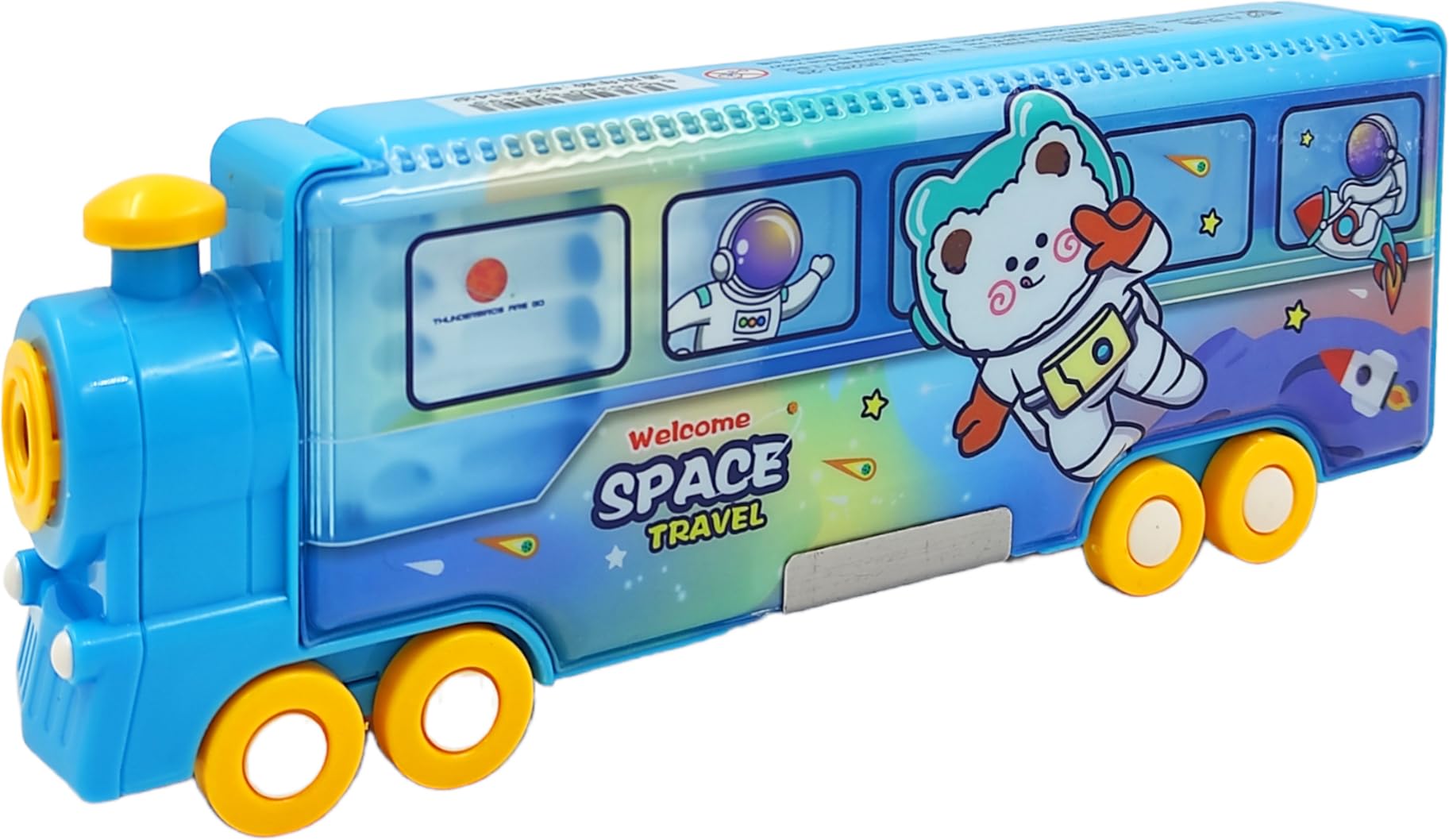 See full amazon price history chart for poksi® Train Shape Pencil Box with Space Theme | Sturdy Movable Wheels | Toy Train Unicorn Pencil Box | Inbuilt Sharpener Art Plastic Pencil Box (Set of 1, Blue) poksi® Train Shape Pencil Box with Space Theme | Sturdy Movable Wheels | Toy Train Unicorn Pencil Box | Inbuilt Sharpener Art Plastic Pencil Box (Set of 1, Blue) (B0CHF9F56Y) Amazon Price History, Amazon Price Tracker