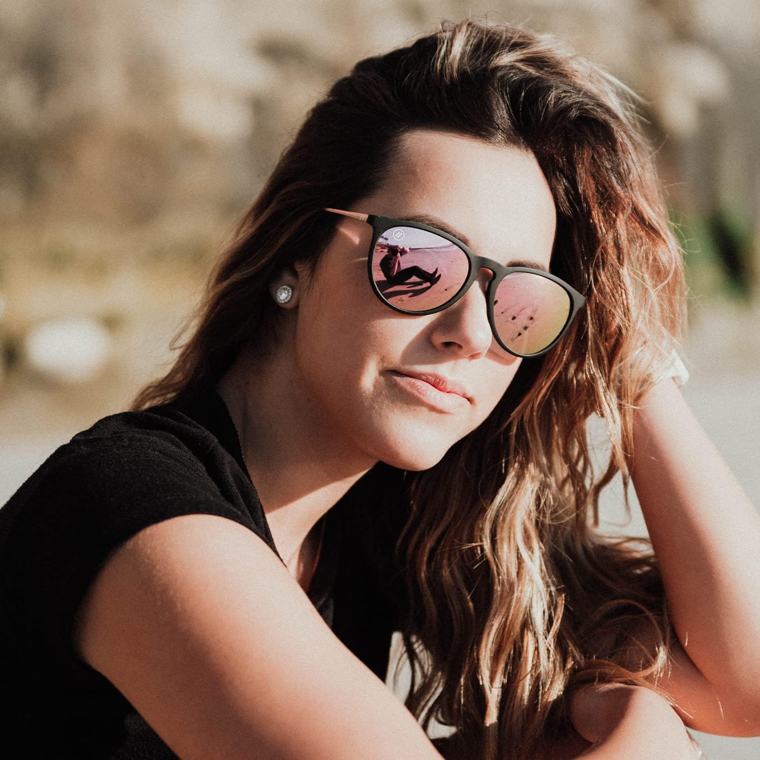 Blenders Eyewear North Park – Polarized Sunglasses – Classic Shape, Mixed Metal Frame – 100% UV Protection – For Men & Women - Image 6