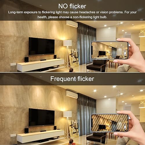 Miniatura 4 de comzler Bombilla LED GU10, 2700 K, blanco suave, equivalente a halógeno de 50 W, bombilla GU10 de repuesto para halógenos, focos empotrados, ángulo