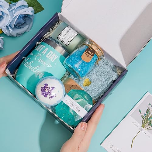 Miniatura 2 de Regalos para mujeres, regalos de feliz cumpleaños para mamá, esposa, hermana, novia, mejor amiga, set de regalo relajante para mujeres, regalos del