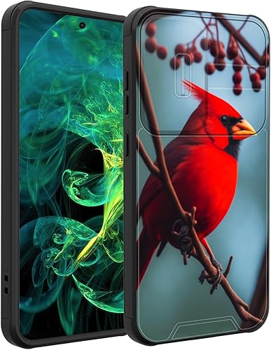 Miniatura 111 de Funda para Galaxy A17 5G con cubierta para cámara deslizante, resistente de doble capa híbrida a prueba de golpes, funda protectora resistente para