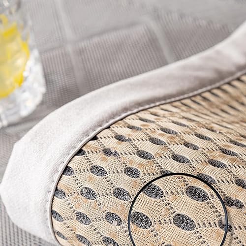 Miniatura 9 de Funda de sofá fresca de verano, fundas antideslizantes de seda de hielo, fundas de sofá esquineras transpirables y refrescantes, protector de