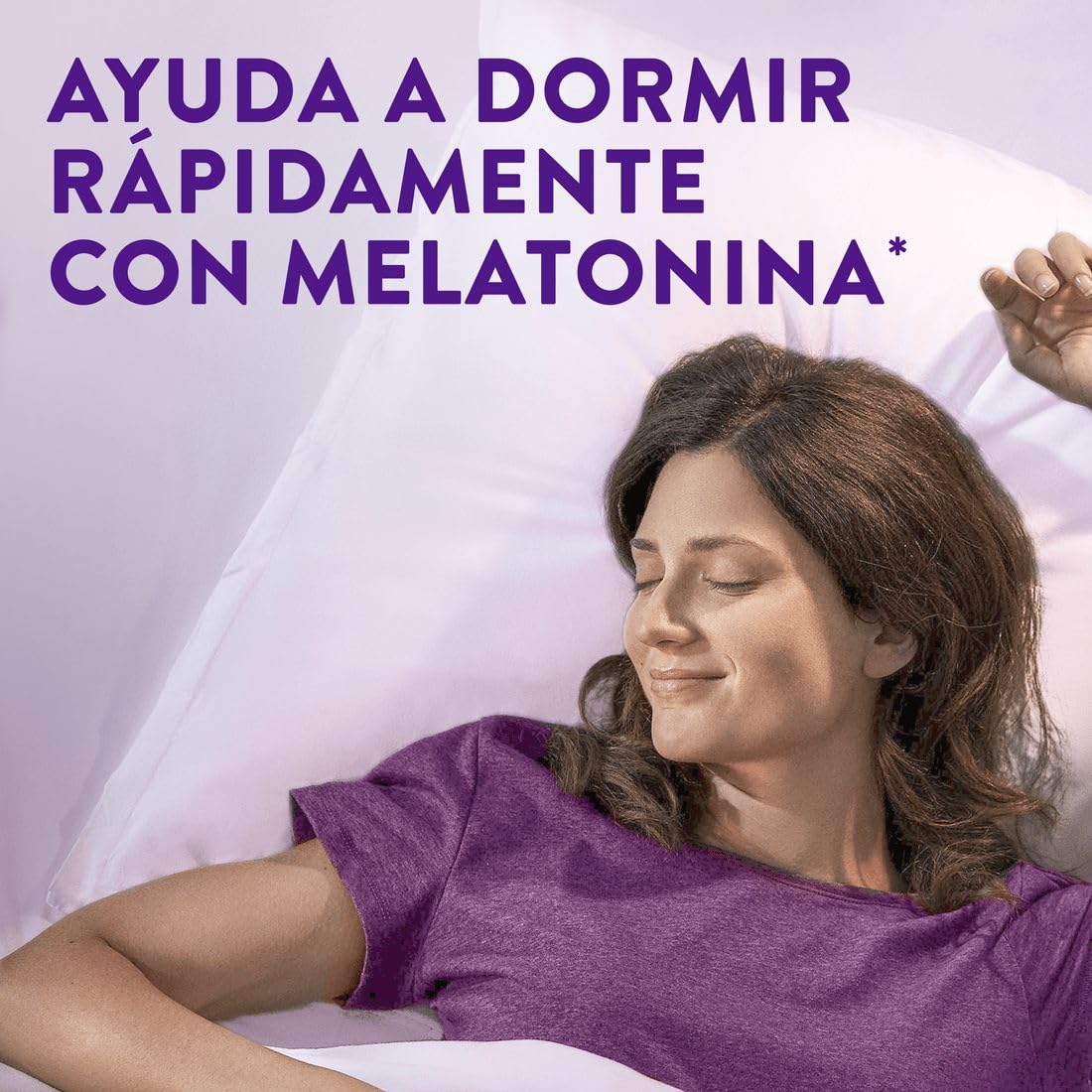 ZzzQuil Natura Gummies de Melatonina 1mg con Valeriana, Complemento Alimenticio para dormir sabor Frutos del Bosque y Mango y Plátano, 2x72 Gummies