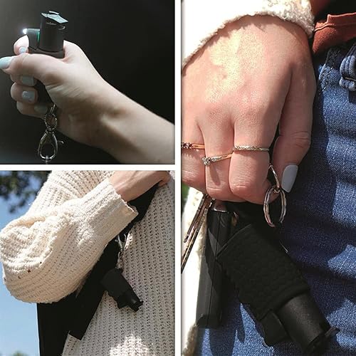 Miniatura 6 de Guard Dog - Linterna de spray de pimienta para perro, mini llavero de gas pimienta para defensa personal, equipo de defensa personal (blanco)