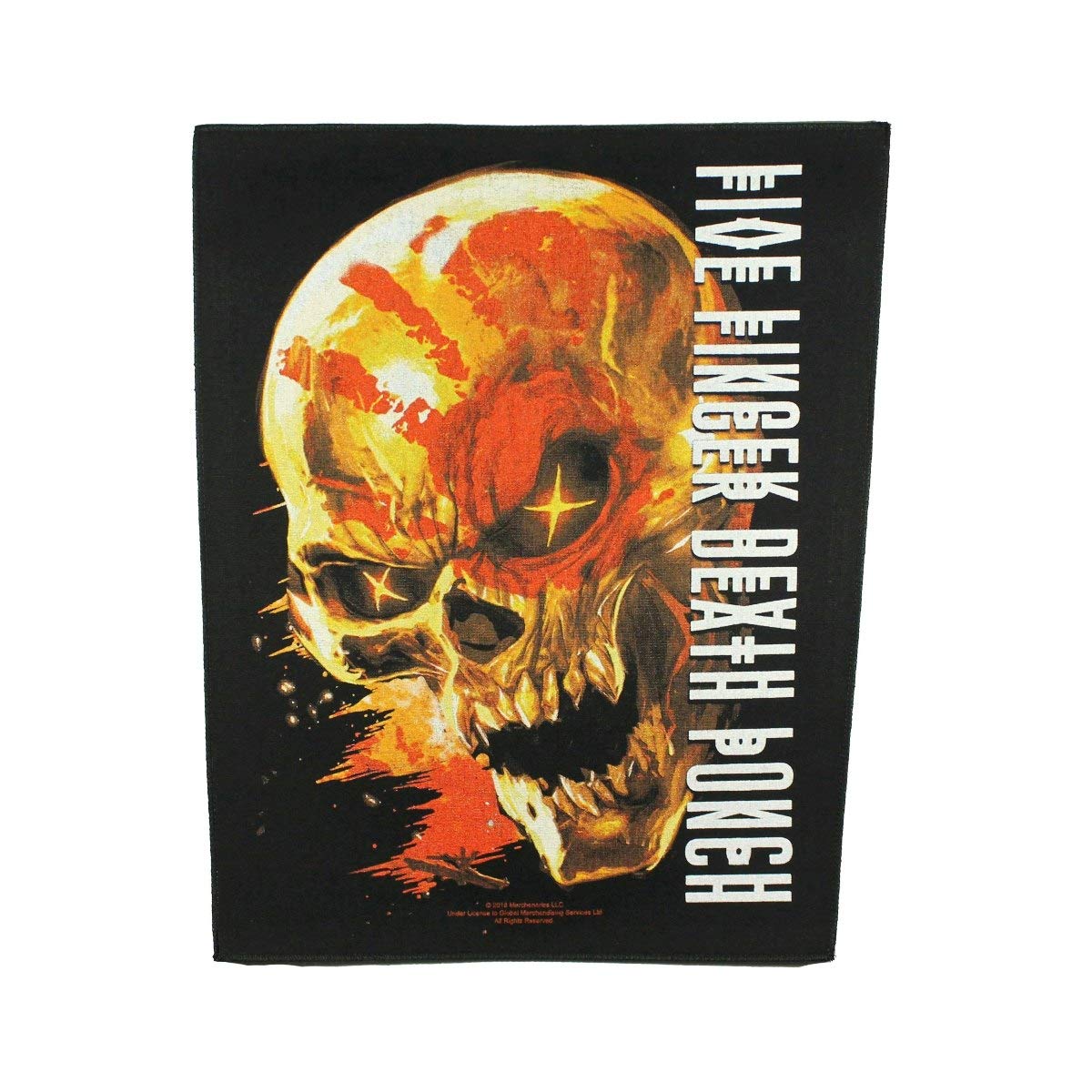 5FDP Five Finger Death Punch Justice Backpatch Black