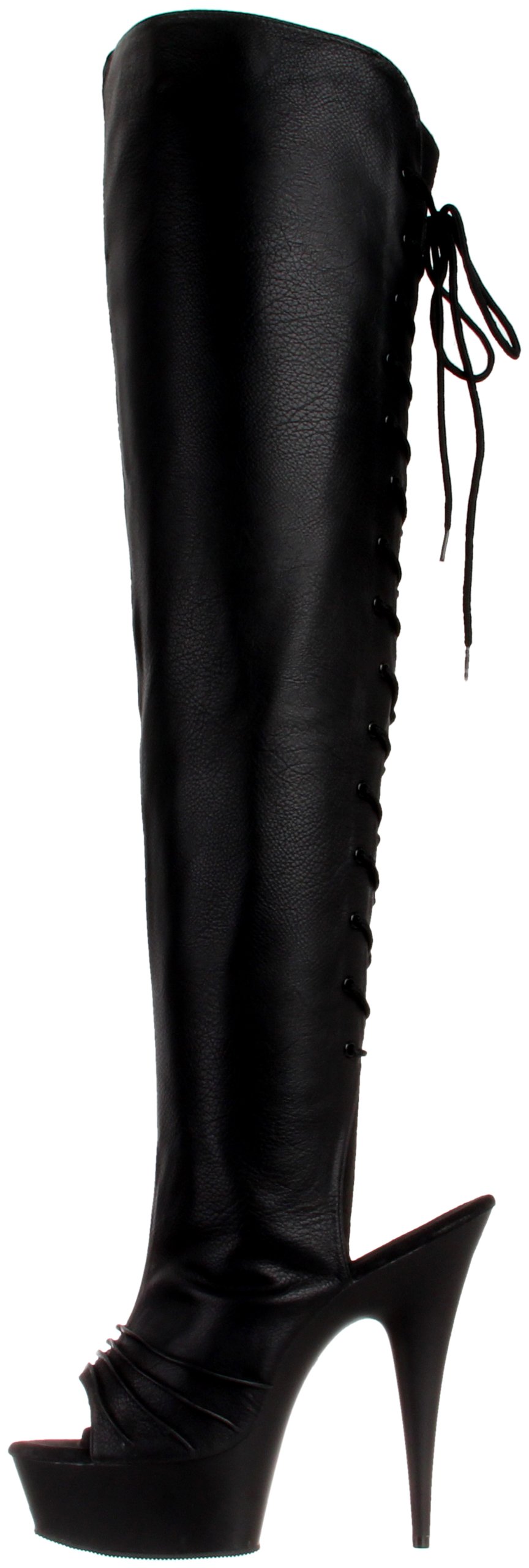 Pleaser DEL3019/B/PU, Botas Mujer