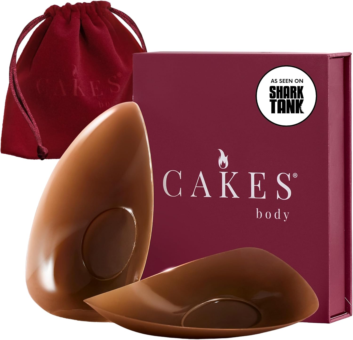 CAKES Body® sticky Triangle Nipple Covers for Women - Silicone Nipple Covers With an Adhesive-free nip nook™