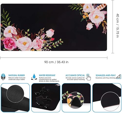 Vista 138 de iCasso Excel - Alfombrilla de escritorio con hoja de trucos, atajos Excel, alfombrilla de escritorio de corte corto Excell, alfombrilla de mouse