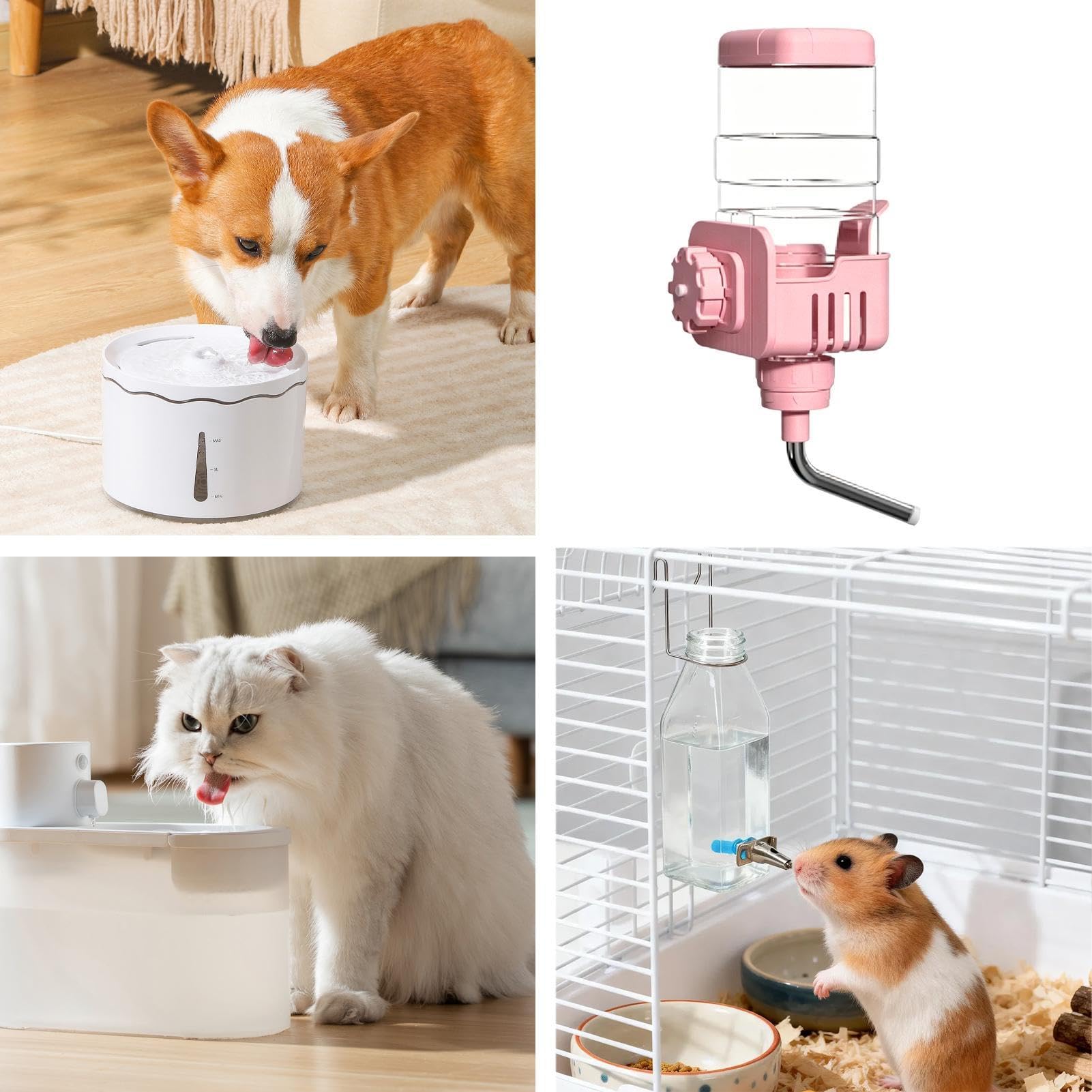 Bebedero Hámster Bebedero Antigoteo para Hámster De 750 Ml | Recipiente Agua Chinchillas Para Dueños Mascotas Amantes Animales Cuidadores Tiendas Salón Dormitorio Estudio Oficina