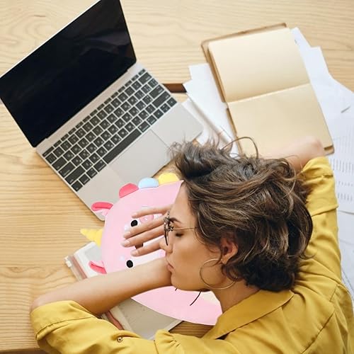 Miniatura 5 de Almohada de felpa de unicornio de 17.7 pulgadas, almohadas de unicornio para niñas, bonita almohada de peluche de unicornio, juguete de peluche