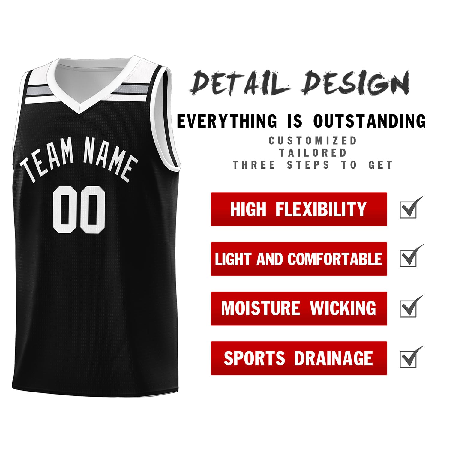 Custom Basketball Jersey Athletic Practice Sports Shirt Personalized 90s Hip Hop Basketball Uniform for Men Youth