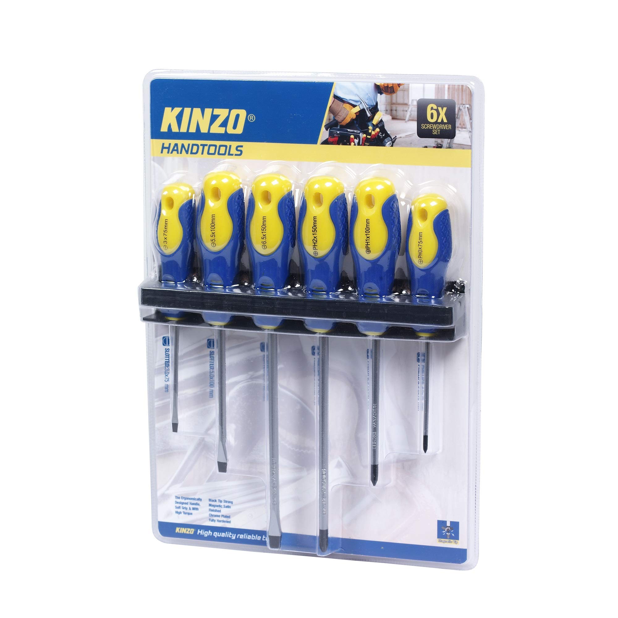 Kinzo Screwdriver Set (6 Pcs) - 1 871125293534 - Image 2