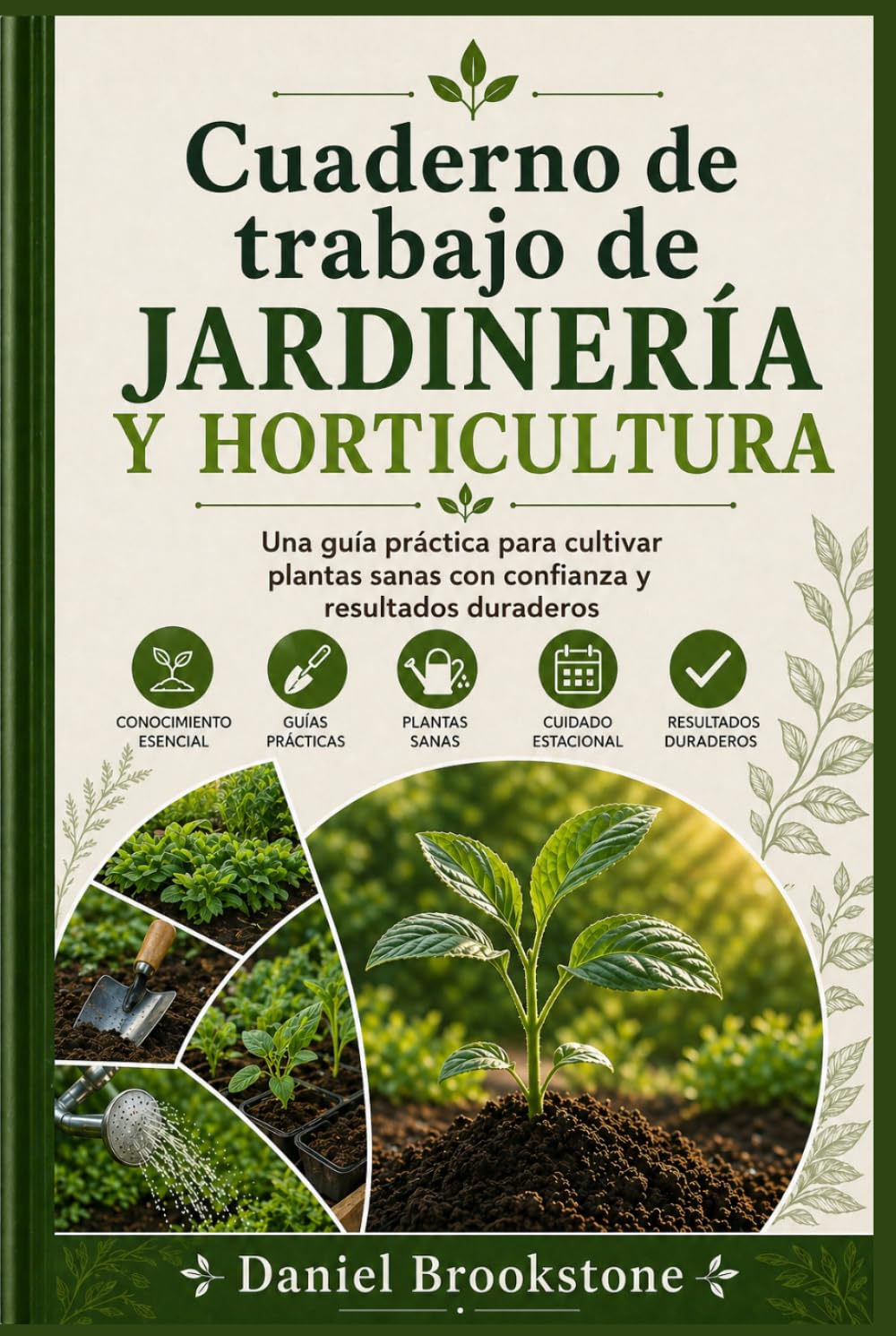 Cuaderno de trabajo de jardinería y horticultura: Una guía práctica para cultivar plantas sanas con confianza y resultados duraderos