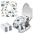 Blissful Diary 30 Pcs Toilet Seat Covers Disposable for Toddlers & Adults, Extra Large Waterproof, Portable Package for Travel, Kids Potty Training