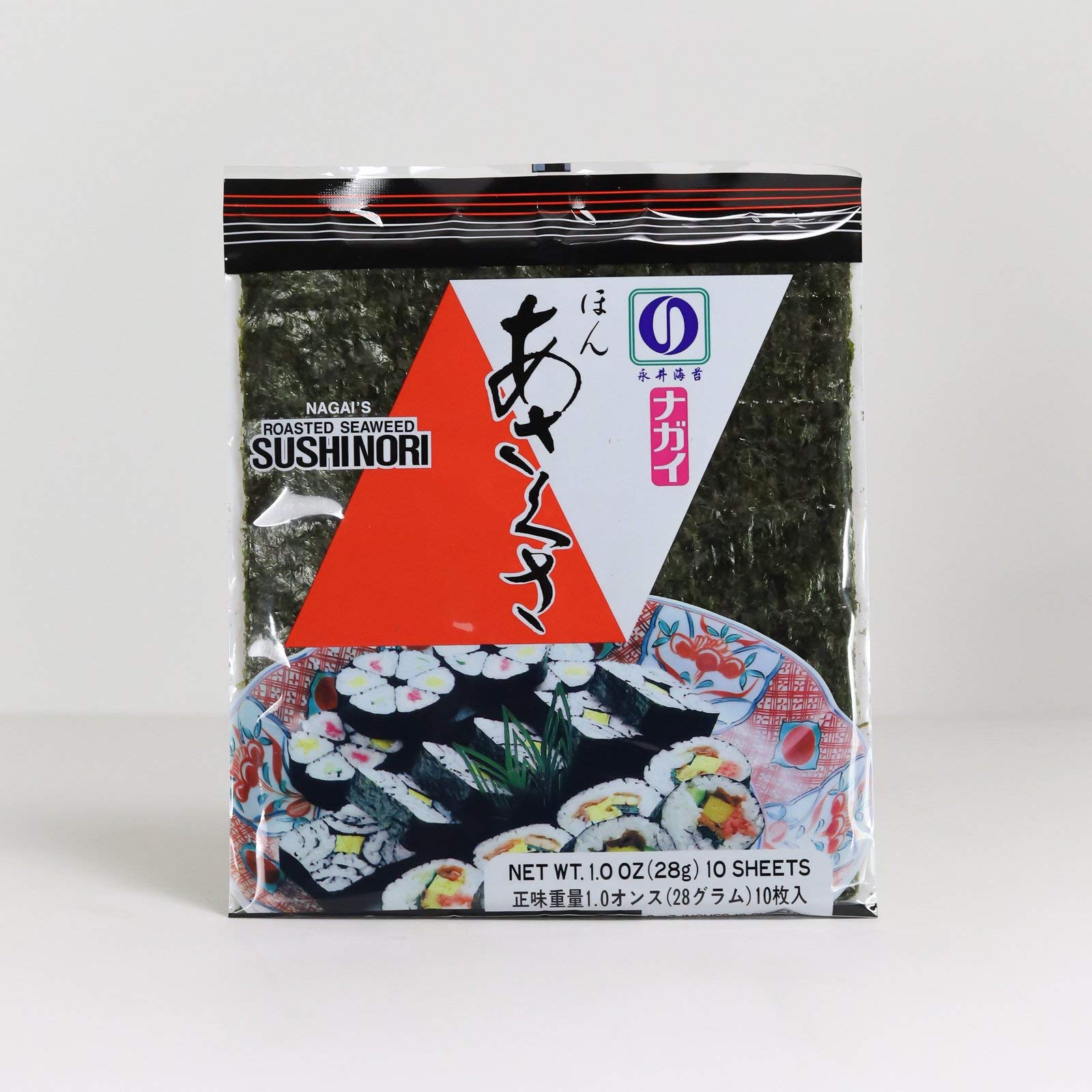 Nagai Sushi Nori Red Seaweed Sheets (Total 10)