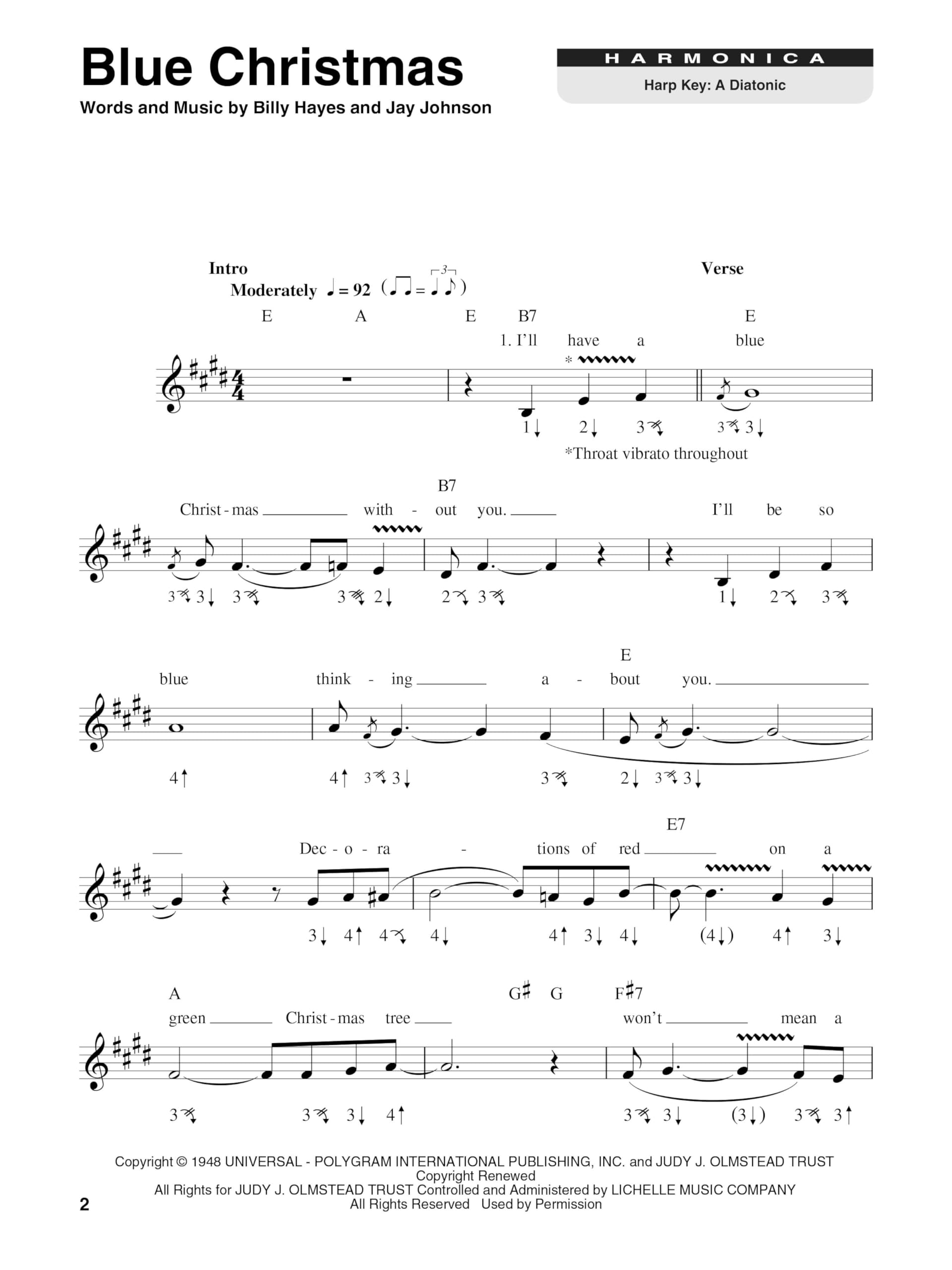 Christmas Favorites: Harmonica Play-along