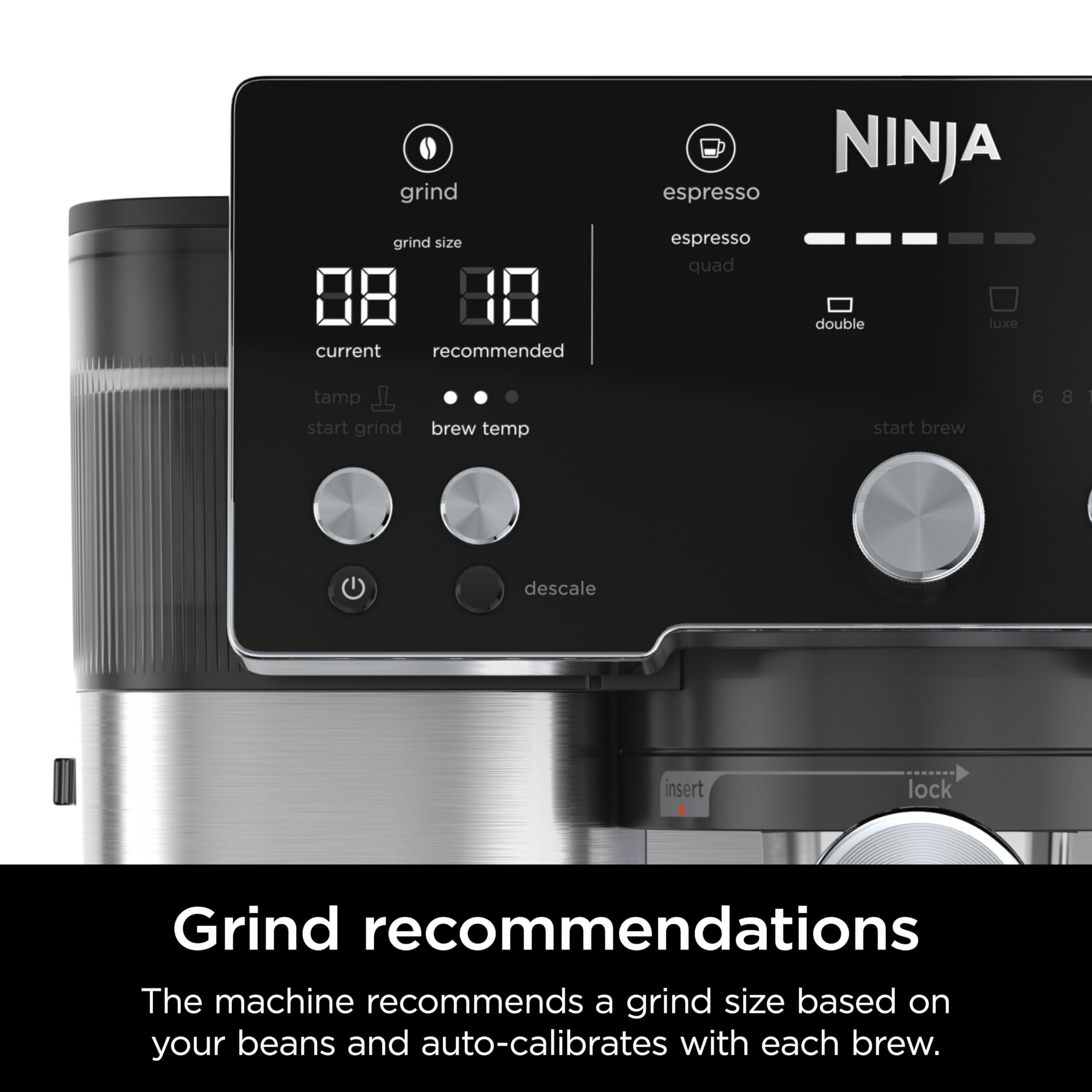 コーヒーメーカー【エスプレッソ】 Amazon.com: Ninja Luxe Café Premier 3-in-1 Espresso Machine, Drip