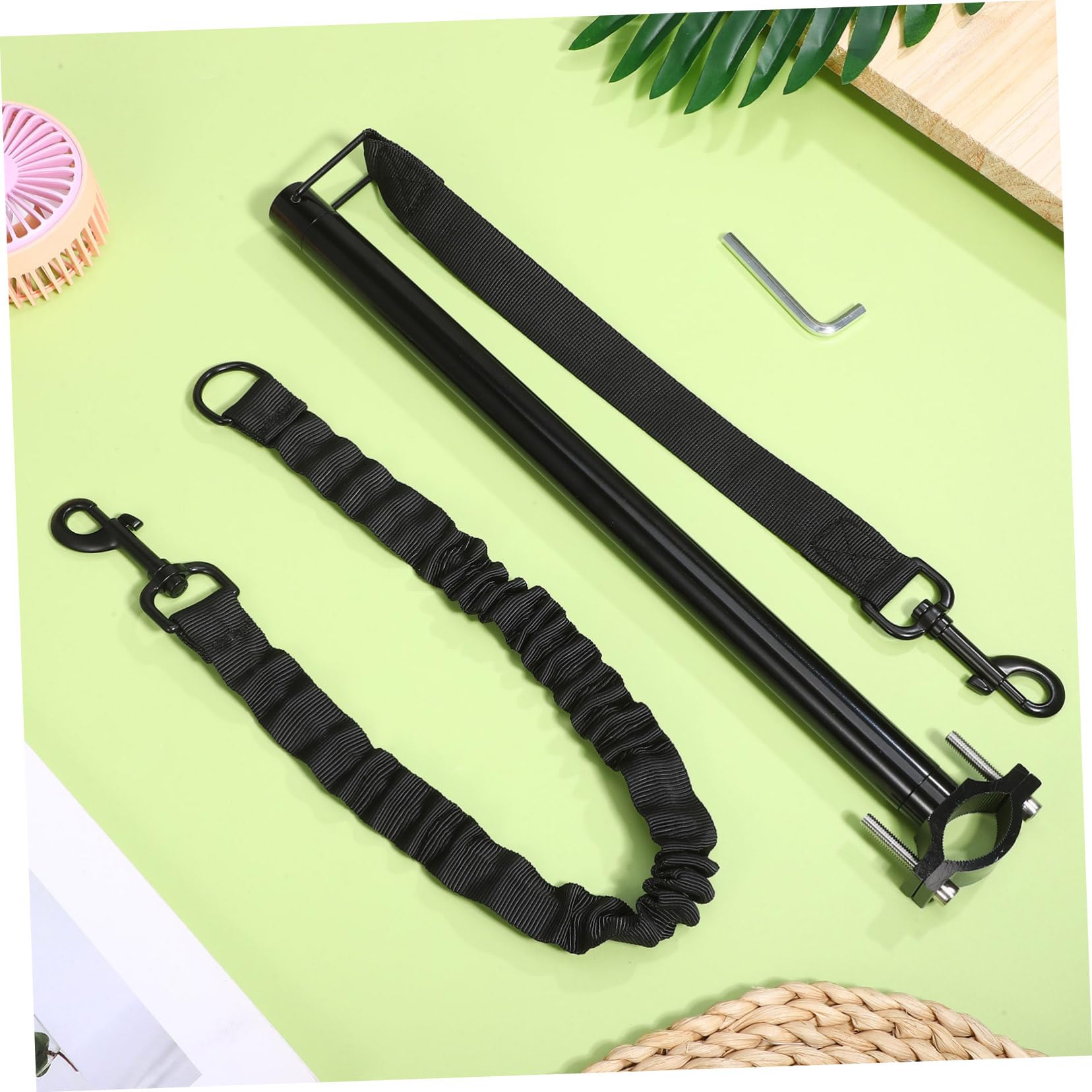1ensemble Laisse De Vélo pour Chien Rétractable Ergonomique Laisse Résistante pour Activités Extérieures avec Confort Optimal pour Petits Et Chiens