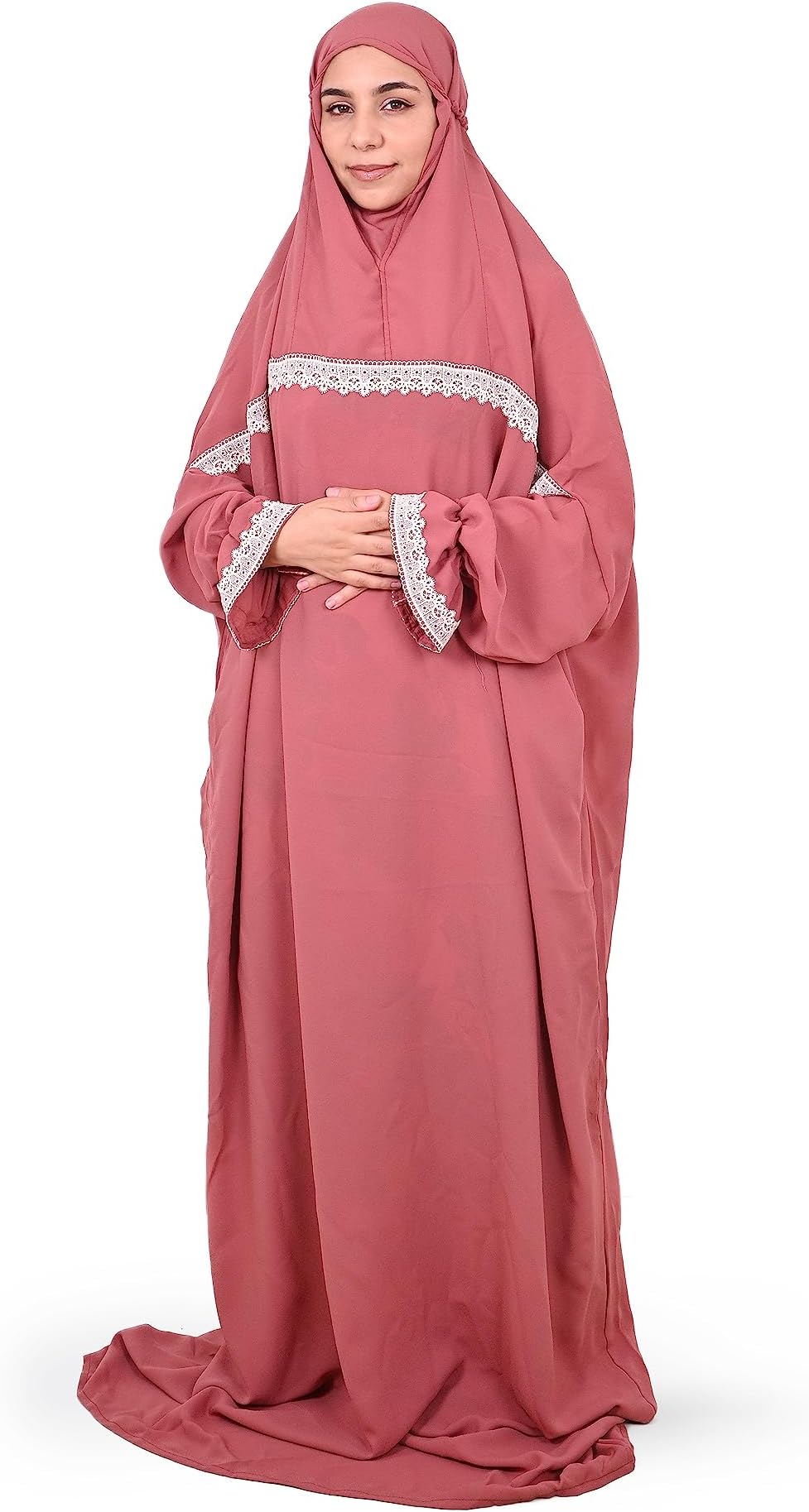 Zohani Premium Islamic Prayer Dress for Women -Comfortable and Modest Abaya,ملابس صلاة للنساء, PRAYER CLOTHES FOR WOMEN,Single Pc full cover body free size