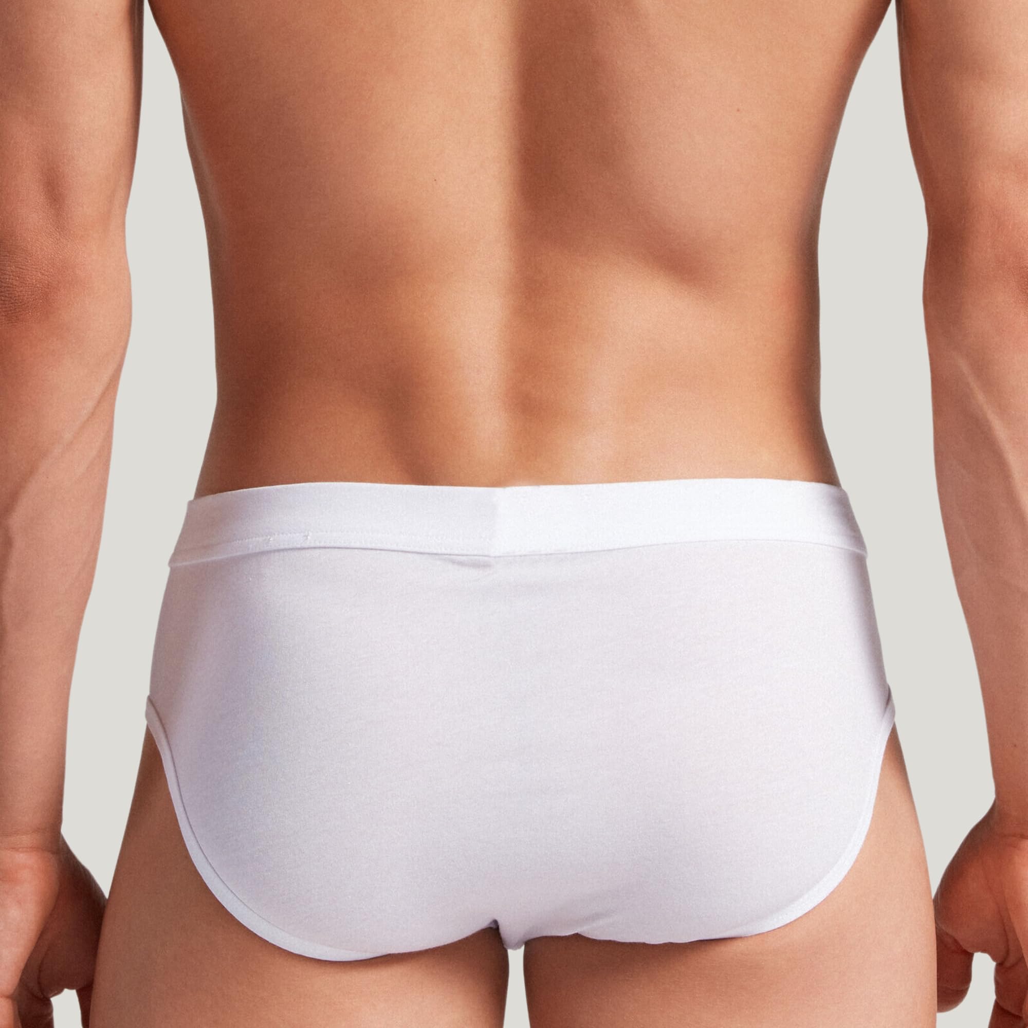 Intimitaly Defonseca - Slip Uomo (Pacco da 3) in Cotone, Mutande con Elastico, Confezione da 3 Pezzi, Bianco/Nero/Grigio DUS220