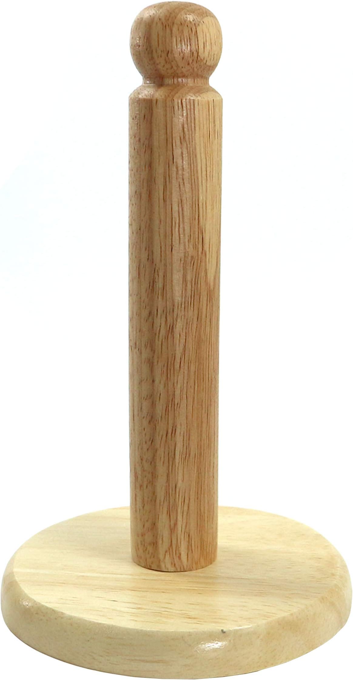 Young Soo Industrial Hardwood Toilet Paper Stand Countertop Toilet Roll Paper Holder
